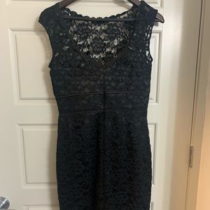 Whbm party lace dress
